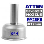 ATTEN A2612 NOZZLE ST-862D ισια μύτη 12mm επαγγελματικού σταθμού ζεστου αέρα